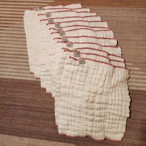 12 Cloth-eez medium prefold diapers